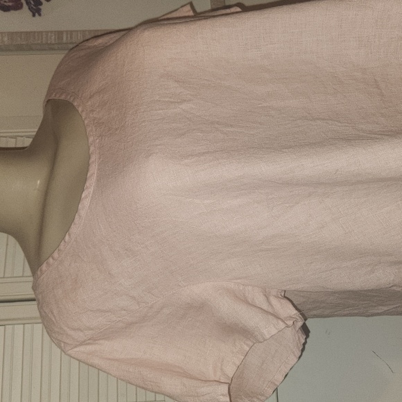 FLAX LIFE IS CHOICE LINEN BLOUSE - Picture 3 of 8